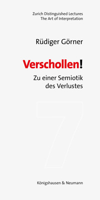 Verschollen! - Rüdiger Görner - E-Book