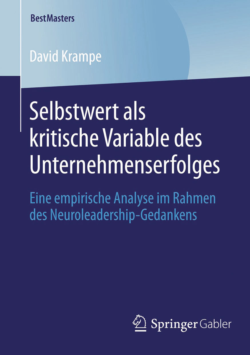 Selbstwert als kritische Variable des Unternehmenserfolges - David Krampe - E-Book