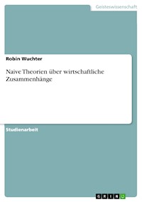 Naive Theorien über wirtschaftliche Zusammenhänge - Robin Wuchter - E-Book
