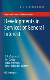 Developments in Services of General Interest -  - E-Book