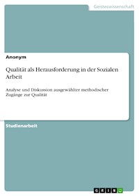 Qualität als Herausforderung in der Sozialen Arbeit -  - E-Book