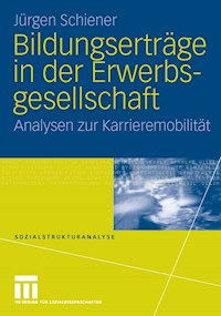 Bildungserträge in der Erwerbsgesellschaft - Jürgen Schiener - E-Book