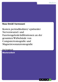 Kosten periradikulärer/ epiduraler Nervenwurzel- und Fazettengelenk-Infiltrationen an der gesamten Wirbelsäule von Computertomografie und Magnetresonanztomografie - Reza Omidi Varmezani - E-Book