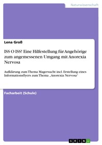 ISS O ISS! Eine Hilfestellung für Angehörige zum angemessenen Umgang mit Anorexia Nervosa - Lena Groß - E-Book