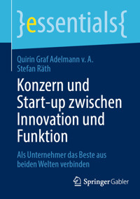 Konzern und Start-up zwischen Innovation und Funktion - Quirin Graf Adelmann v. A. - E-Book