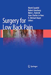 Surgery for Low Back Pain -  - E-Book