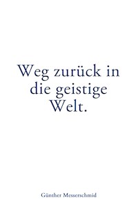 Weg zurück in die geistige Welt. - Günther Messerschmid - E-Book