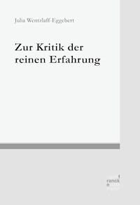 Zur Kritik der reinen Erfahrung - Julia Wentzlaff-Eggebert - E-Book