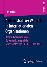 Administrativer Wandel in internationalen Organisationen - Tim Balint - E-Book