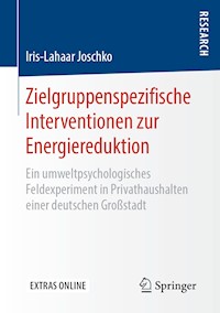 Zielgruppenspezifische Interventionen zur Energiereduktion - Iris-Lahaar Joschko - E-Book