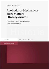 Apollodorus Mechanicus: Siege-matters (Poliorketiká) -  - E-Book
