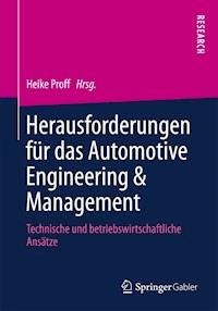 Herausforderungen für das Automotive Engineering & Management -  - E-Book