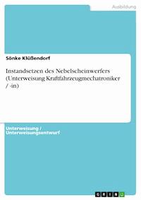 Instandsetzen des Nebelscheinwerfers (Unterweisung Kraftfahrzeugmechatroniker / -in) - Sönke Klüßendorf - E-Book