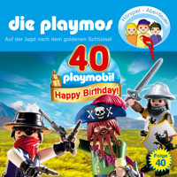 Die Playmos - Das Original Playmobil Hörspiel, Folge 40: Auf der Jagd nach dem goldenen Schlüssel - David Bredel - Hörbuch