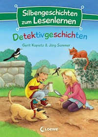 Silbengeschichten zum Lesenlernen - Detektivgeschichten - Gerit Kopietz - E-Book