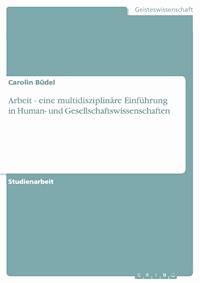 Arbeit - eine multidisziplinäre Einführung in Human- und Gesellschaftswissenschaften - Carolin Büdel - E-Book