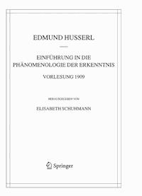 Einführung in die Phänomenologie der Erkenntnis. Vorlesung 1909 - Edmund Husserl - E-Book