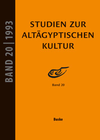 Studien zur Altägyptischen Kultur Band 20 -  - E-Book
