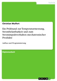 Ein Prüfstand zur Temperaturmessung, Strombelastbarkeit und zum Stromimpulsverhalten mechatronischer Produkte - Christian Wulfert - E-Book