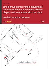 Small group game: Piston movement/countermovement of the back position players and interaction with the pivot (TU 6) - Jörg Madinger - E-Book