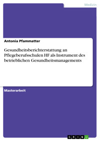 Gesundheitsberichterstattung an Pflegeberufsschulen HF als Instrument des betrieblichen Gesundheitsmanagements - Antonia Pfammatter  - E-Book