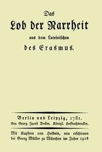 Das Lob der Narrheit - Erasmus, Desiderius - kostenlos E-Book