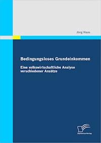 Bedingungsloses Grundeinkommen: Eine volkswirtschaftliche Analyse verschiedener Ansätze - Jörg Haas - E-Book