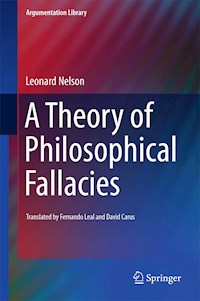 A Theory of Philosophical Fallacies - Leonard Nelson - E-Book