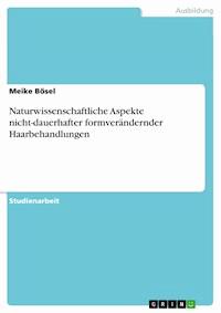 Naturwissenschaftliche Aspekte nicht-dauerhafter formverändernder Haarbehandlungen - Meike Bösel - E-Book