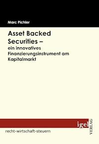 Asset Backed Securities - ein innovatives Finanzierungsinstrument am Kapitalmarkt - Marc Pichler - E-Book