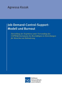 Job-Demand-Control-Support-Modell und Burnout - Agnessa Kozak - E-Book