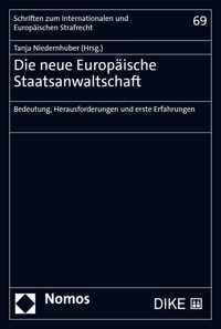 Die neue Europäische Staatsanwaltschaft -  - kostenlos E-Book