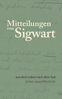 Mitteilungen von Sigwart -  - E-Book