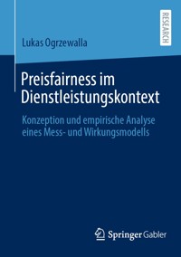 Preisfairness im Dienstleistungskontext - Lukas Ogrzewalla - E-Book