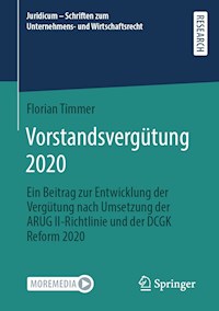 Vorstandsvergütung 2020 - Florian Timmer - E-Book