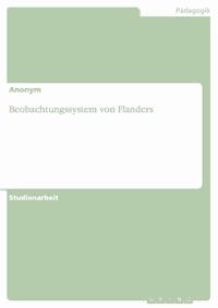 Beobachtungssystem von Flanders -  - E-Book