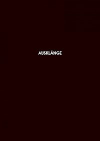 Ausklänge - Martin Zaglmaier - E-Book