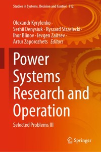 Power Systems Research and Operation -  - E-Book