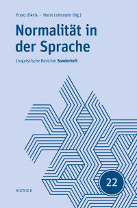Normalität in der Sprache -  - E-Book