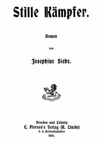 Stille Kämpfer Roman - Siebe, Josephine - kostenlos E-Book