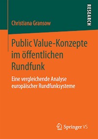 Public Value-Konzepte im öffentlichen Rundfunk - Christiana Gransow - E-Book