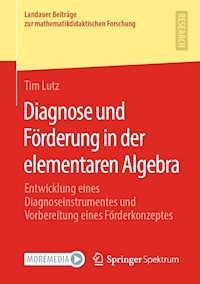 Diagnose und Förderung in der elementaren Algebra - Tim Lutz - E-Book