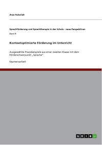 Kontextoptimierte Förderung im Unterricht - Anja Huballah - E-Book