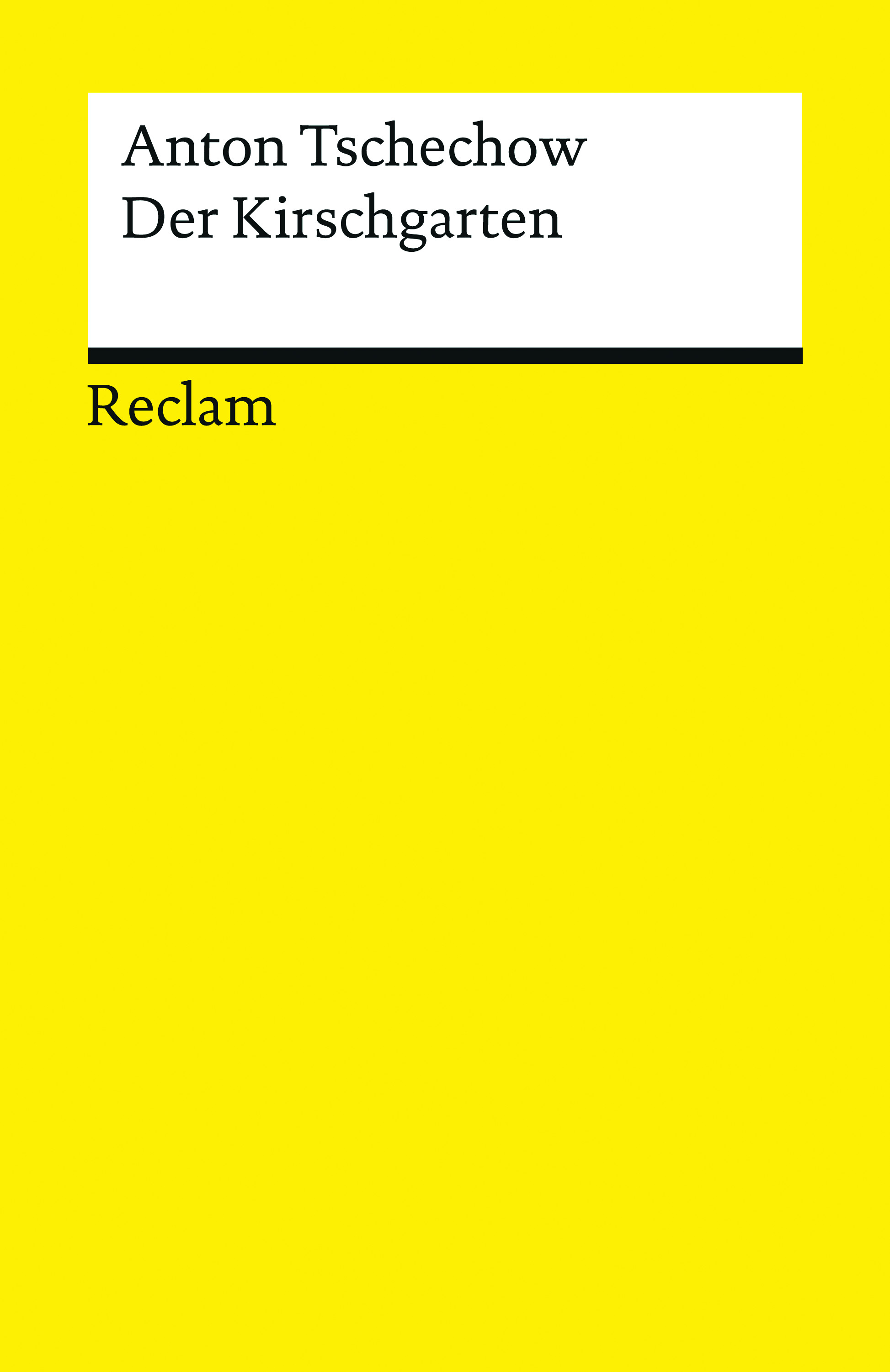 Der Kirschgarten - Anton Tschechow - E-Book