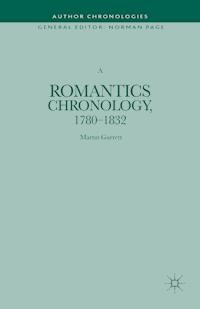 A Romantics Chronology, 1780-1832 - Martin Garrett - E-Book
