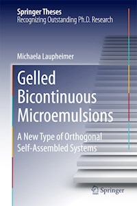 Gelled Bicontinuous Microemulsions - Michaela Laupheimer - E-Book