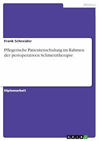 Pflegerische Patientenschulung im Rahmen der perioperativen Schmerztherapie - Frank Schneider - E-Book