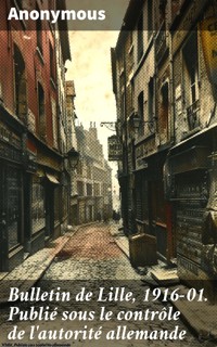 Bulletin de Lille, 1916-01. Publié sous le contrôle de l'autorité allemande - anonymous - E-Book