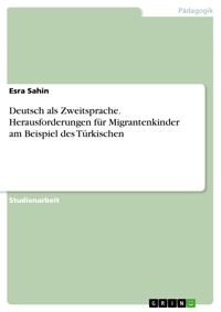Deutsch als Zweitsprache. Herausforderungen für Migrantenkinder am Beispiel des Türkischen - Esra Sahin - E-Book