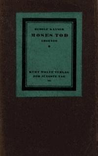 Moses Tod - Rudolf, Kayser - kostenlos E-Book